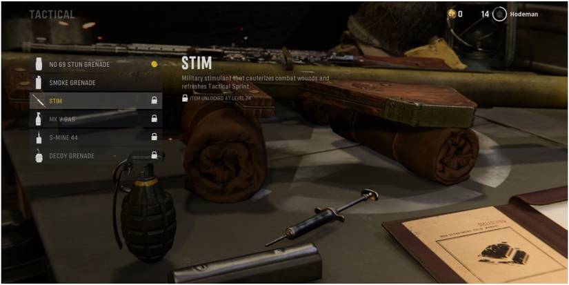 Call Of Duty Vanguard Selecting The Tactical Stim