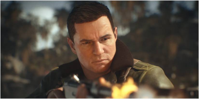 Call Of Duty Vanguard Wade Shooting A Type 100 From The Cockpit