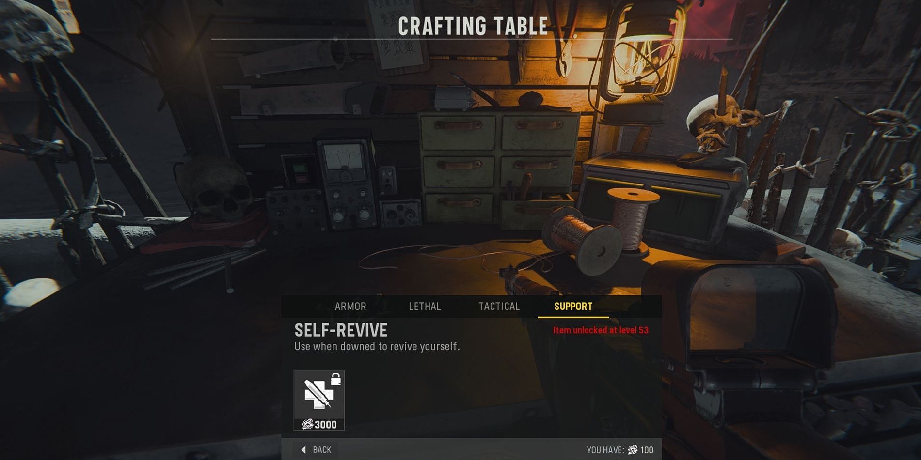 Call of Duty Vanguard Zombies - Looking At Where Killstreaks Used To Be On The Work Bench In Cold War Zombies Cropped