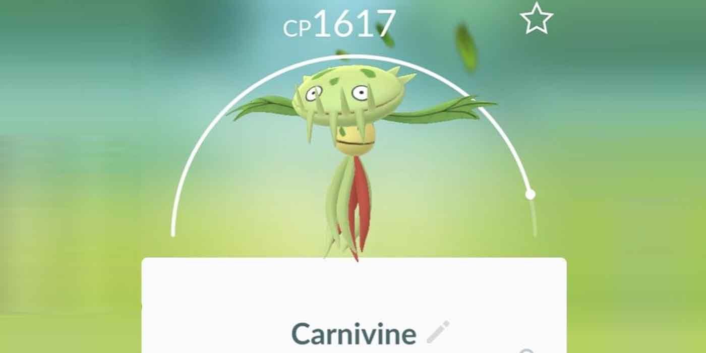 Carnivine is a Grass type Pokemon in Pokemon GO
