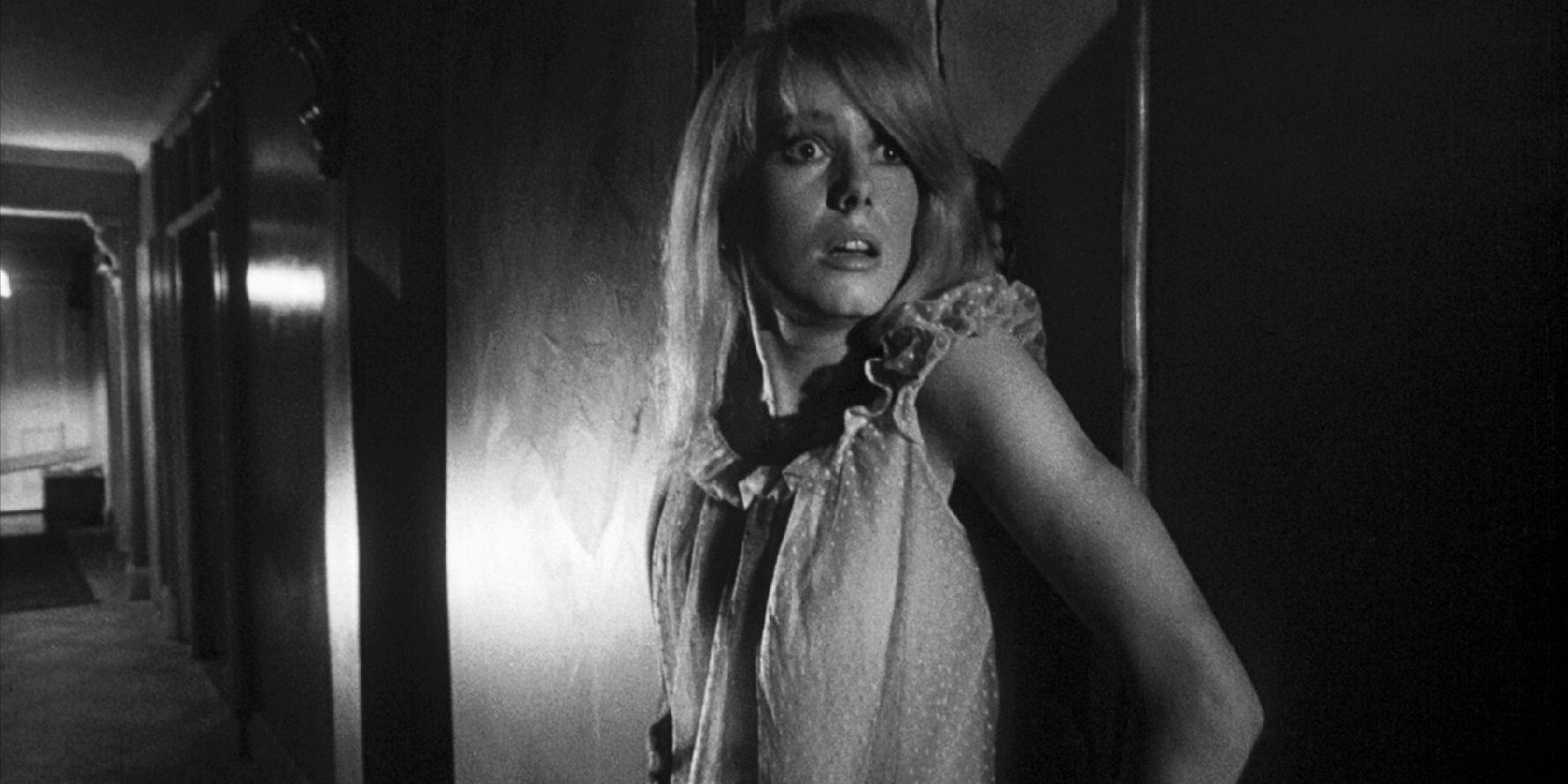 Catherine Deneuve looking terrified in Repulsion