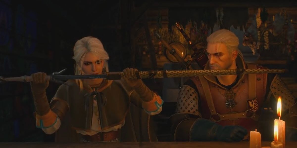 Ciri geta her New Sword in the Witcher 3