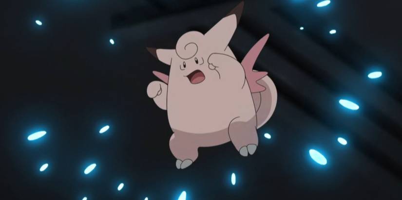 Pokemon Clefable in battle