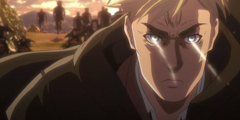 Commander Erwin Smith charging into battle