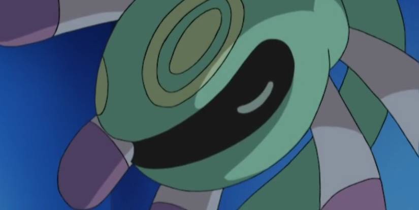 Pokemon Cradily smiling