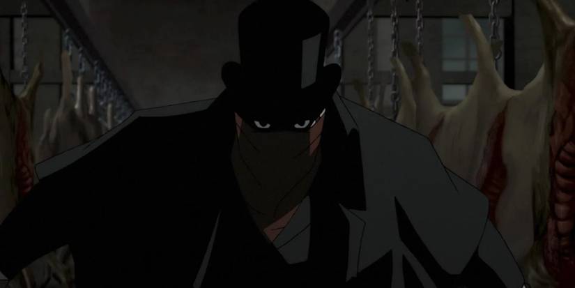 DC Jack the Ripper stalking in a slaughterhouse