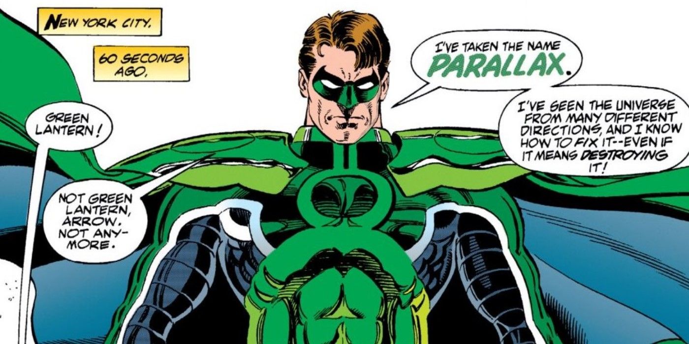 DC Hal Jordan announcing his transformation into Parallax