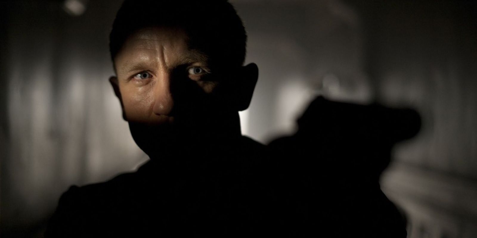Daniel Craig in the opening shot of Skyfall