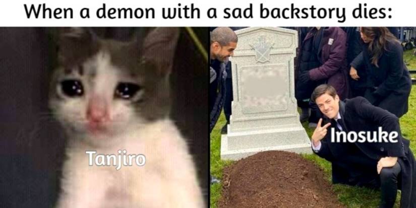Demon Slayer Tanjiro And Inosuke Backstory Meme