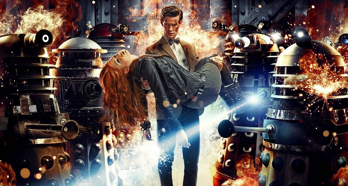 Doctor Who Asylum of the Daleks, eleven carrying amy