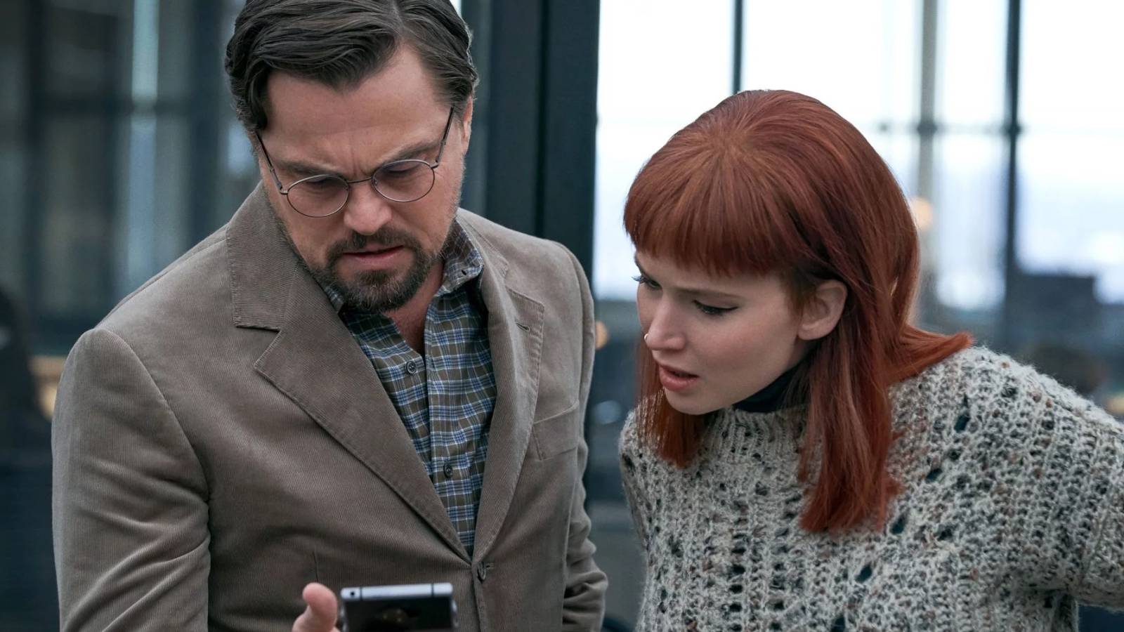 Don't Look Up Leonardo DiCaprio Jennifer Lawrence