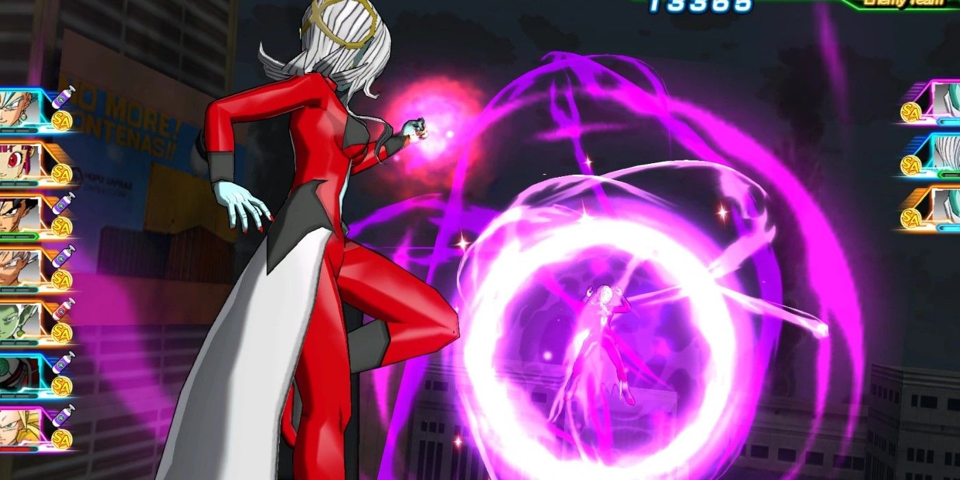 Dragon Ball Towa using Time Bullet on an opponent