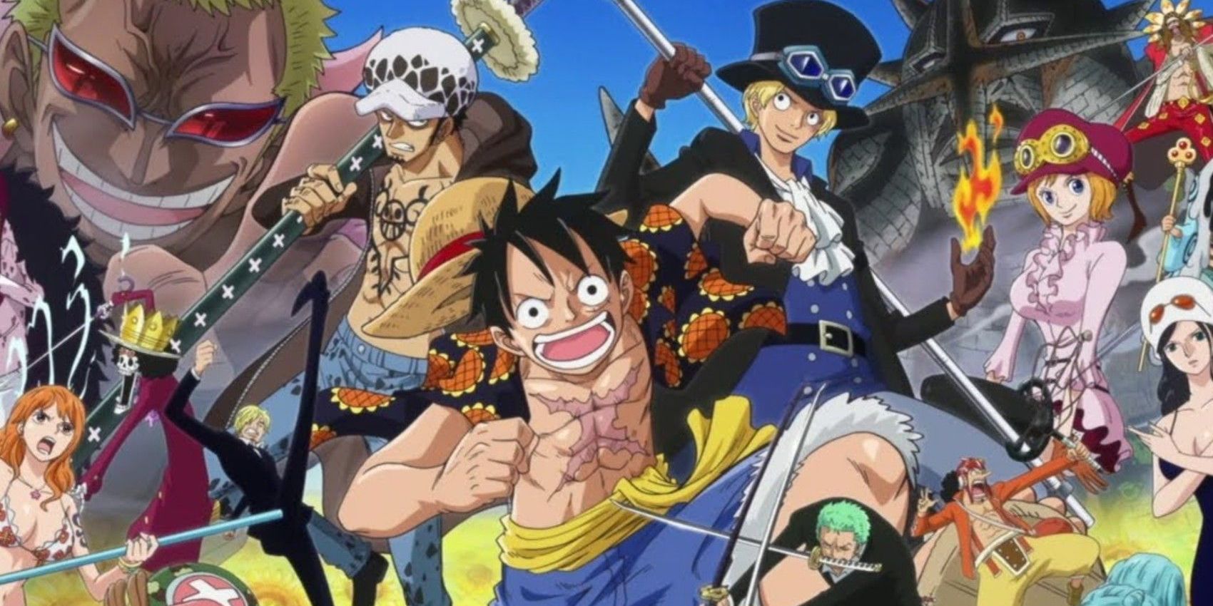 Luffy and Straw Hats in One Piece
