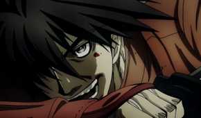 Shimazu Toyohisa preparing for battle in Drifters