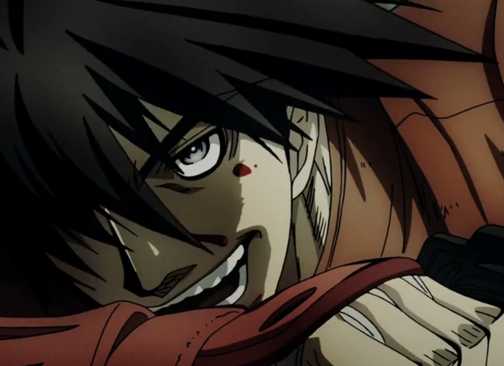Shimazu Toyohisa preparing for battle in Drifters