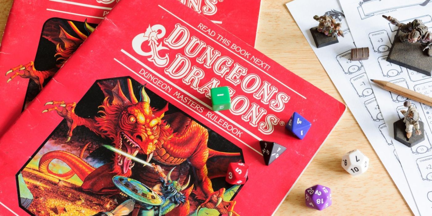 Dungeons & Dragons Books And Dice