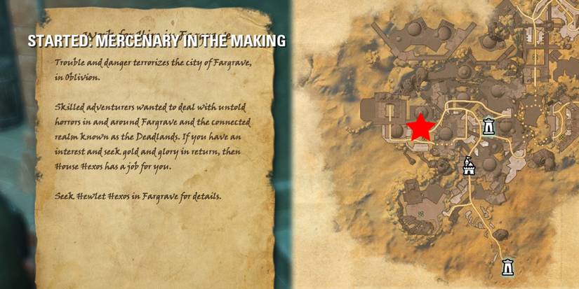 Elder Scrolls Online Daily Quests Guide Location Fargrave