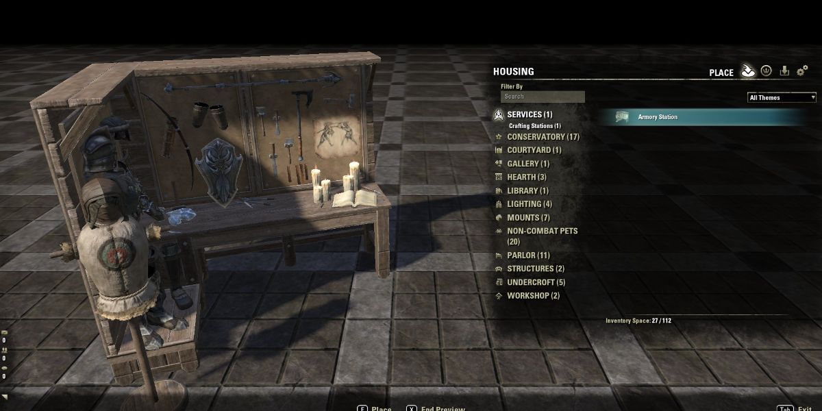 Elder Scrolls Online Deadlands DLC Armory Furnishing