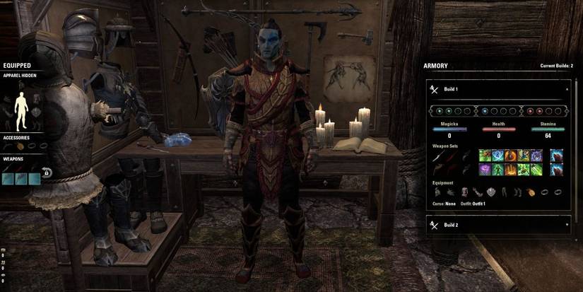 Elder Scrolls Online Deadlands DLC Armory Menu