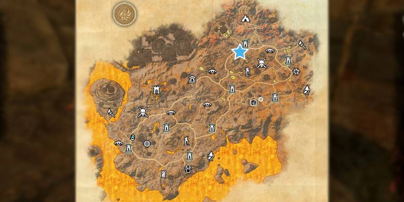 Elder Scrolls Online Deadlands Skyshard Locations Guide Small Camp Annihilarchs Summit
