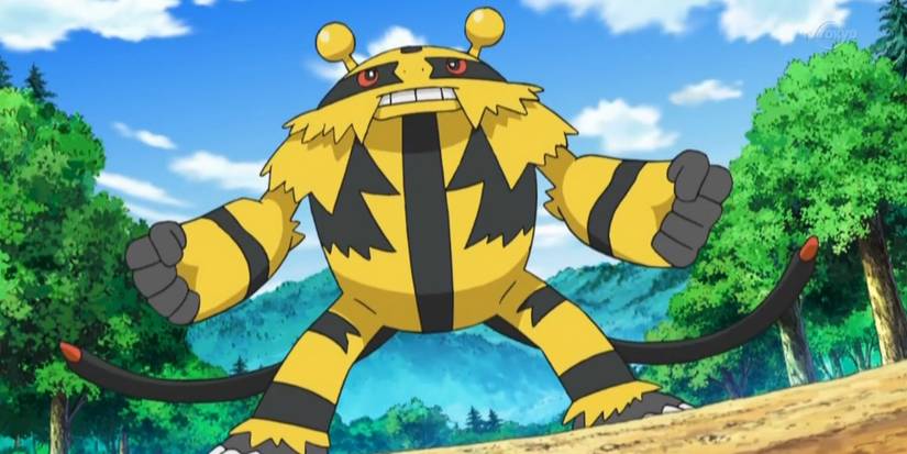 Pokemon Electivire in battle