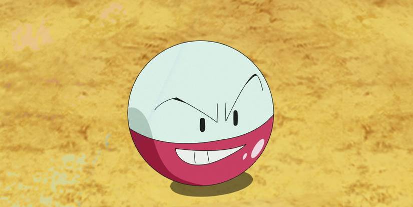Pokemon Electrode smiling