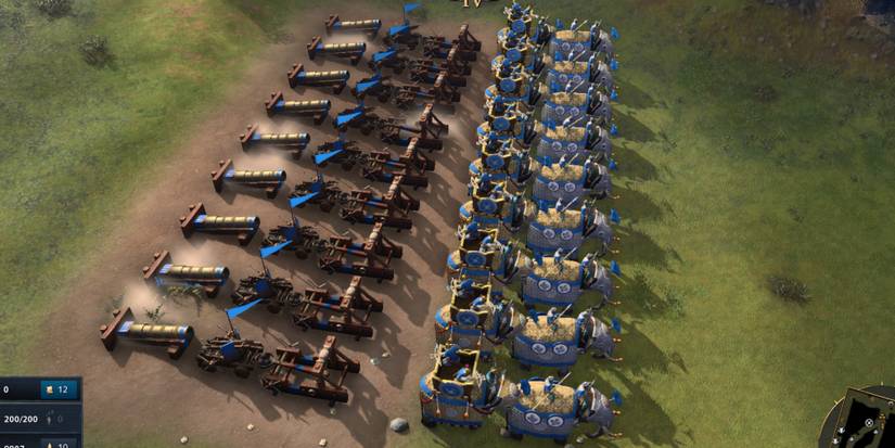 Siege behind Elephants