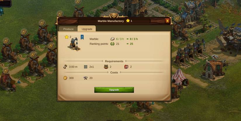 Elvenar image of a building upgrade