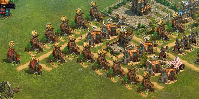 Elvenar a large collection of residences and workshops