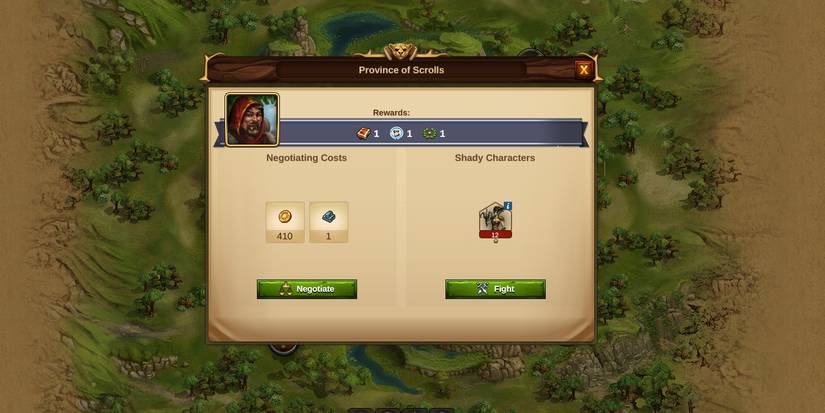 Elvenar image of scout options