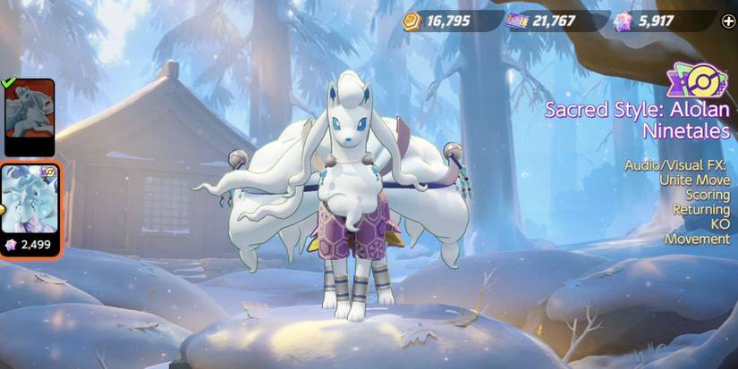 Sacred style Alolan Ninetales.