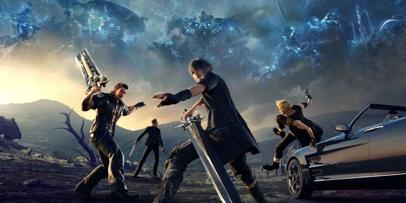 Final Fantasy 15 Noctis, Gladio, Ignis, and Prompto