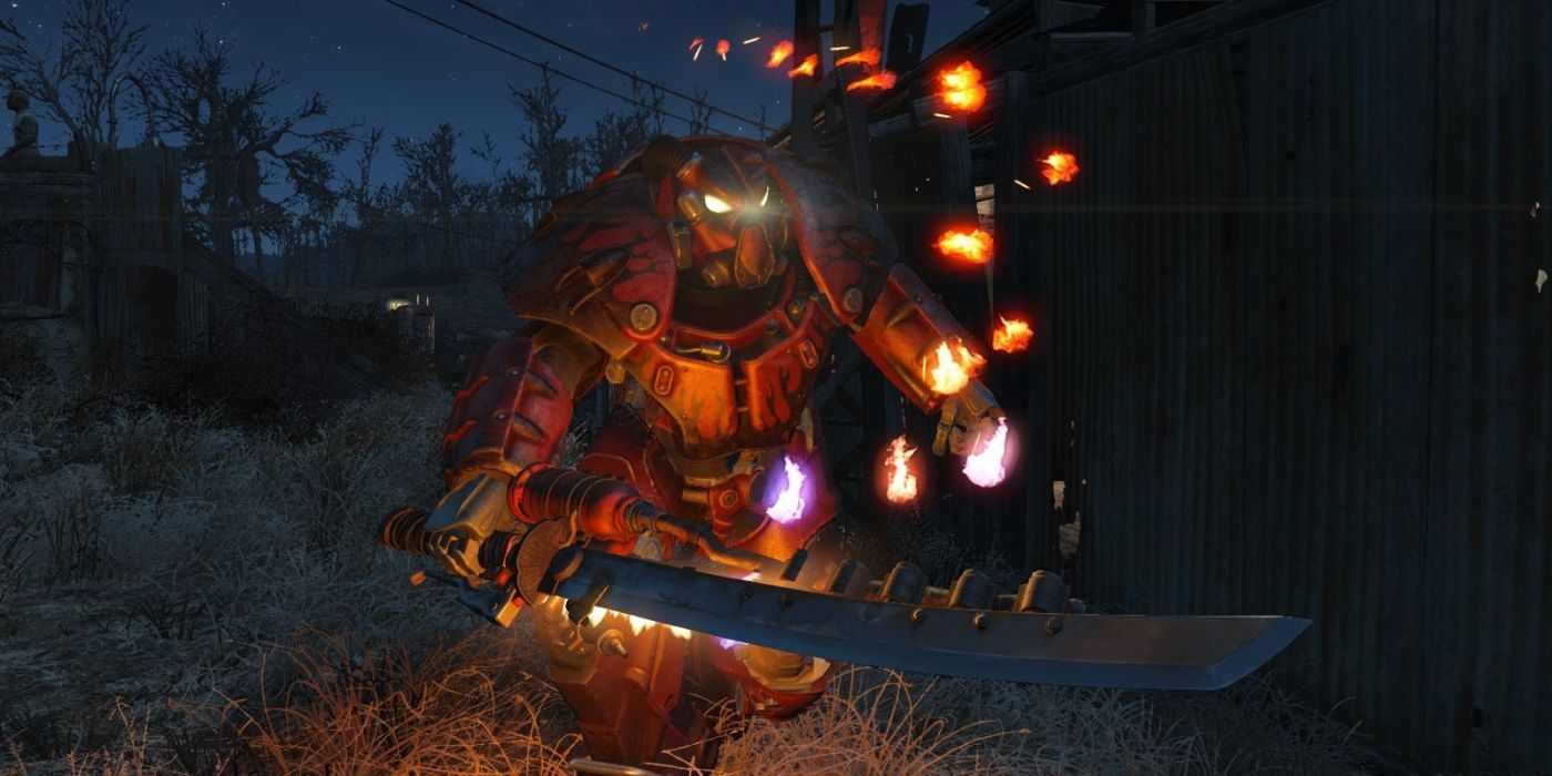 Fallout 4 Power Armor X-01 With Shishkebab