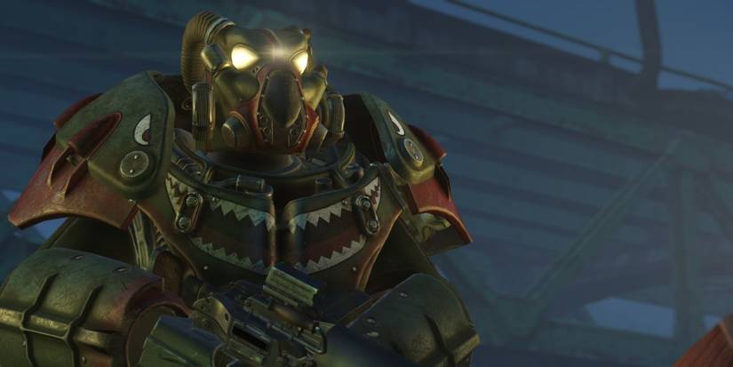 Fallout 4 X-01 Shark Paint Job Power Armor