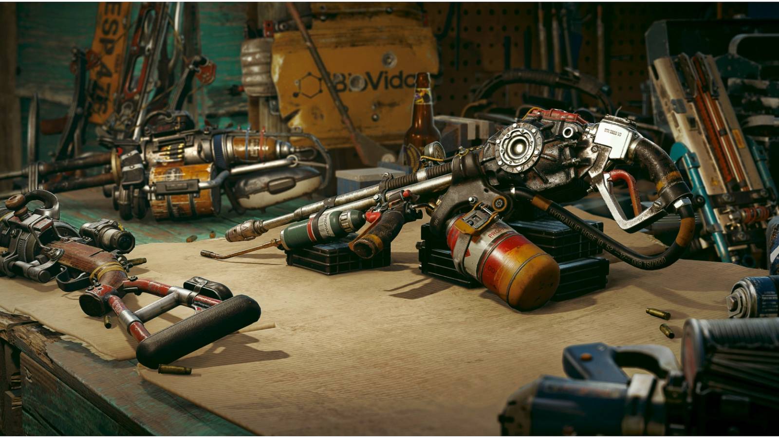 Far Cry 6 weapons and gadgets workbench