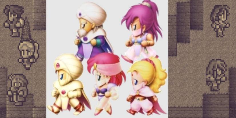 Final Fantasy 5 Mystic Knight Bartz Klauser Lenna Typhoon Faris Scherwiz Krile Galuf Baldesion