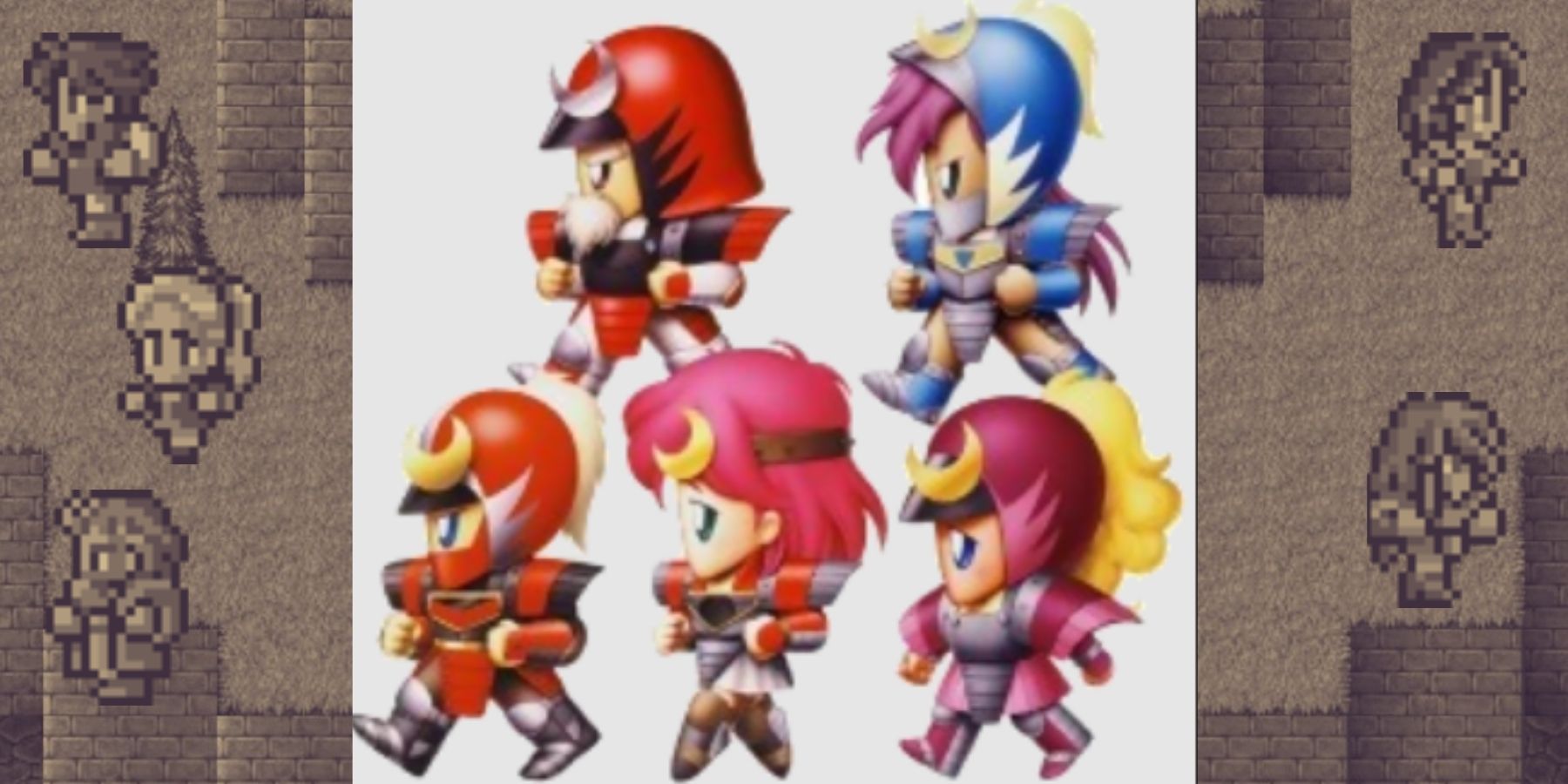 Final Fantasy 5 Samurai Bartz Klauser Lenna Typhoon Faris Scherwiz Krile Galuf Baldesion