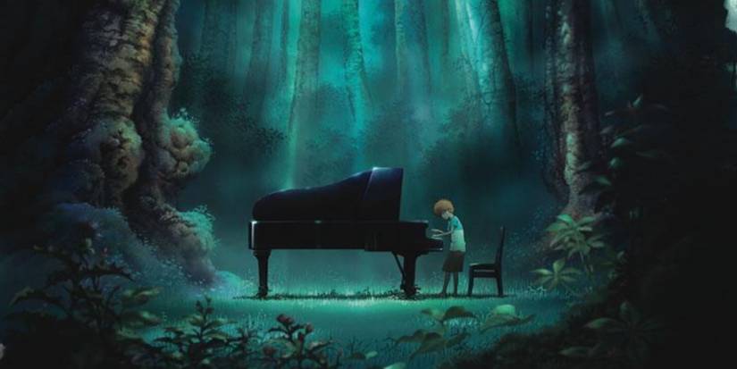 Kai from Forest of Piano playing the forest piano at night