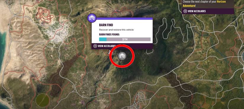 Forza Horizon 5 Ford Escort Barn Location