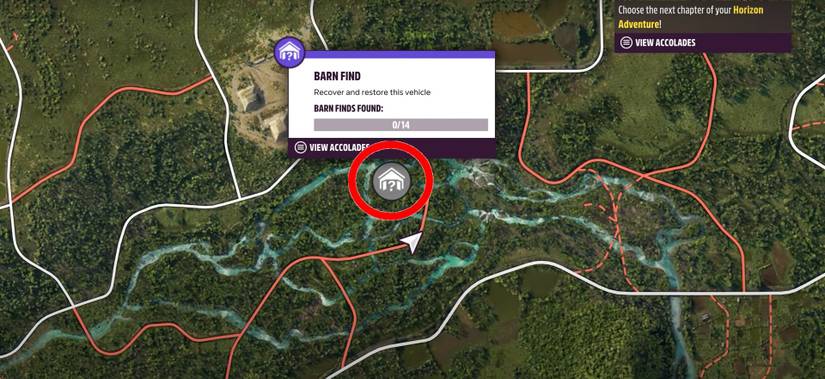 Forza Horizon 5 GMC Jimmy Barn Location