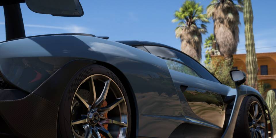 Modo coche de vista Forza Horizon 5 en casa bella house