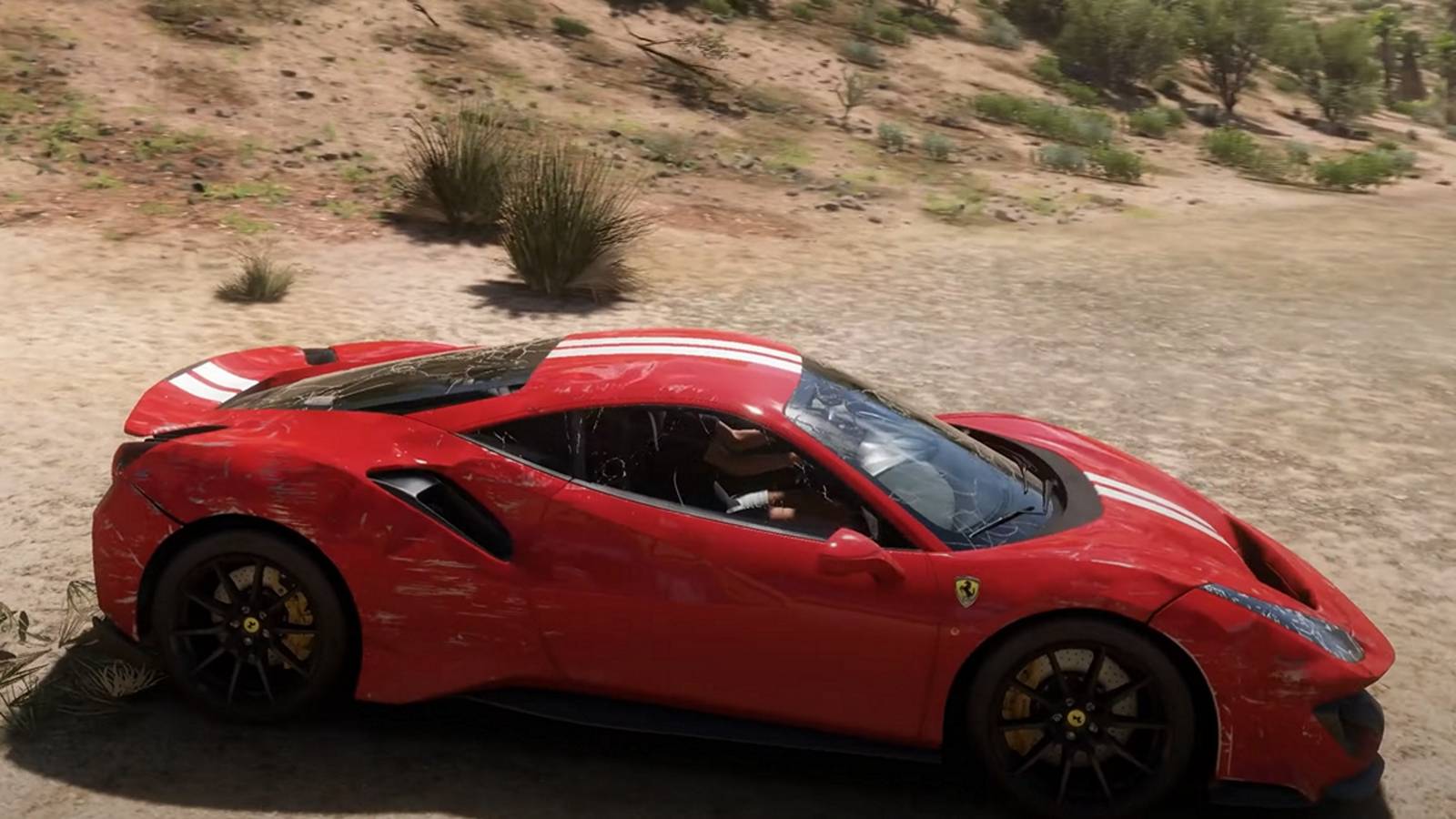Forza Horizon 5 ferrari damaged