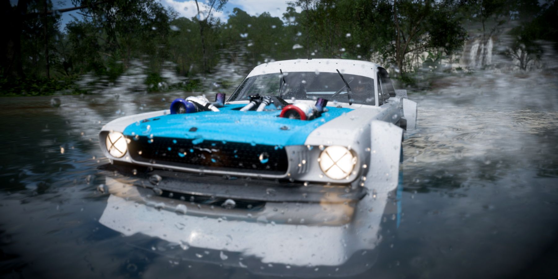 Forza Horizon 5 1965 Hoonigan ford hoonicorn mustang in water