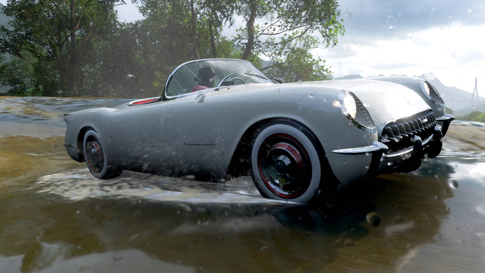 Forza Horizon 5 1953 Chevrolet corvette in water