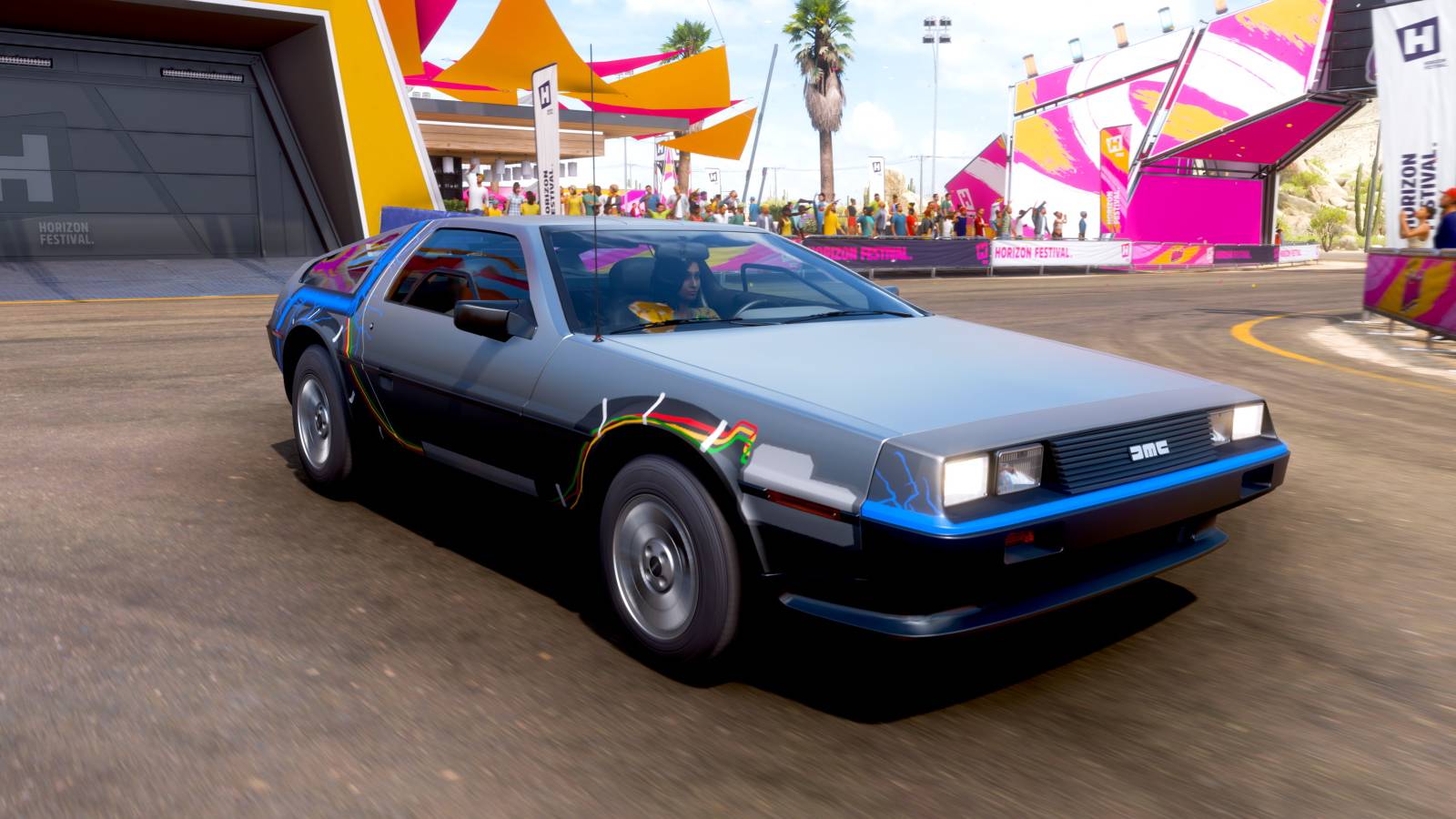 Forza Horizon 5 DeLorean DMC-12 1982 at Horizon Festival
