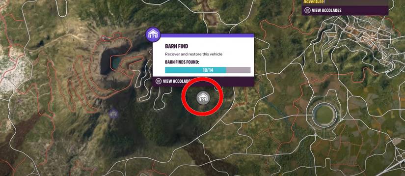 Forza Horizon 5 Porsche 911 Barn Location