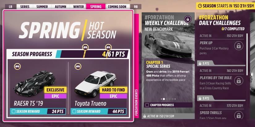Forza Horizon 5 welcome to mexico rewards raesr ts 19 and toyota trueno