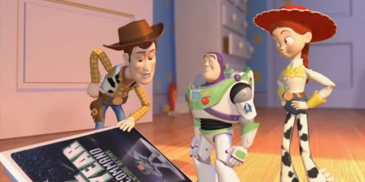 Woody, Buzz, and Jessie in Buzz Lightyear of Star Command