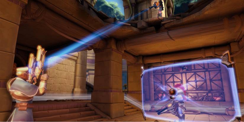 Free Anime Games on Steam - Paladins - three players fight each other