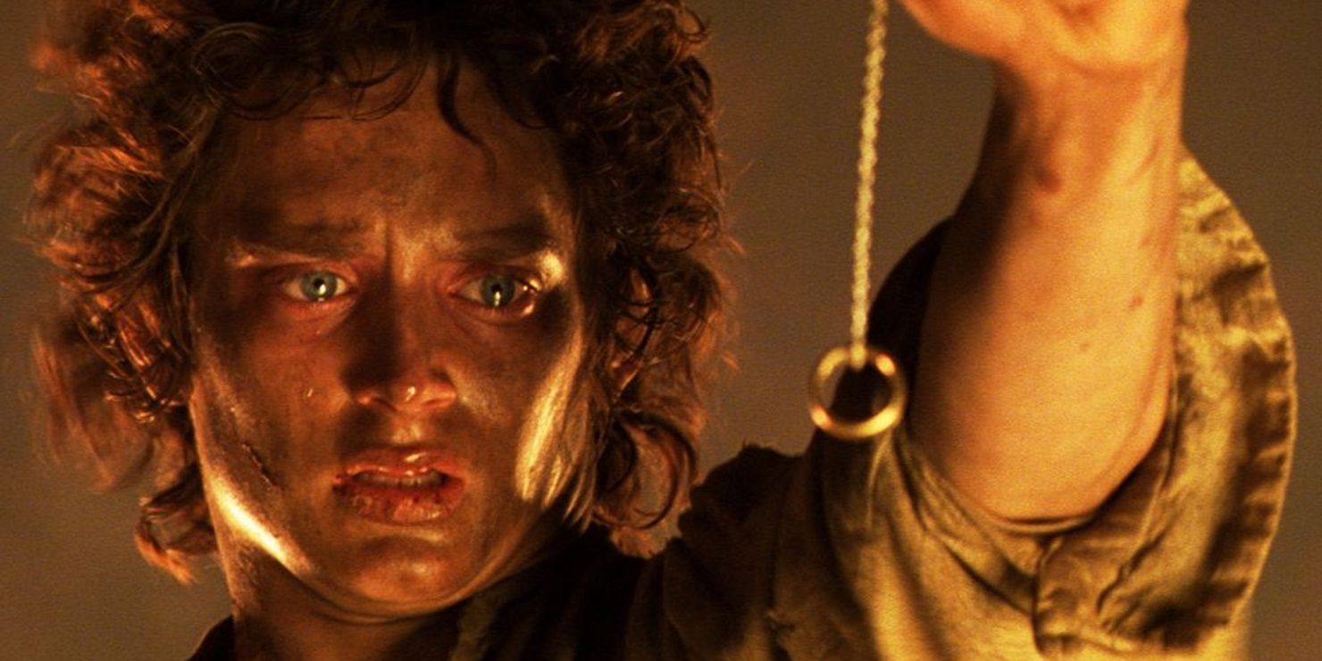 Frodo Baggins with the ring in The Lord of the Rings The Return of the King